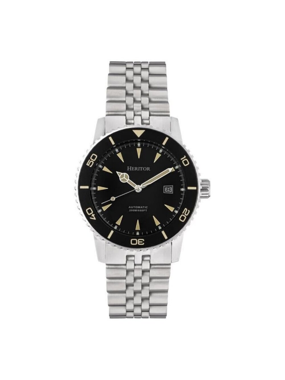 NWT Heritor Hurst Black Dial Automatic Men's Watch
